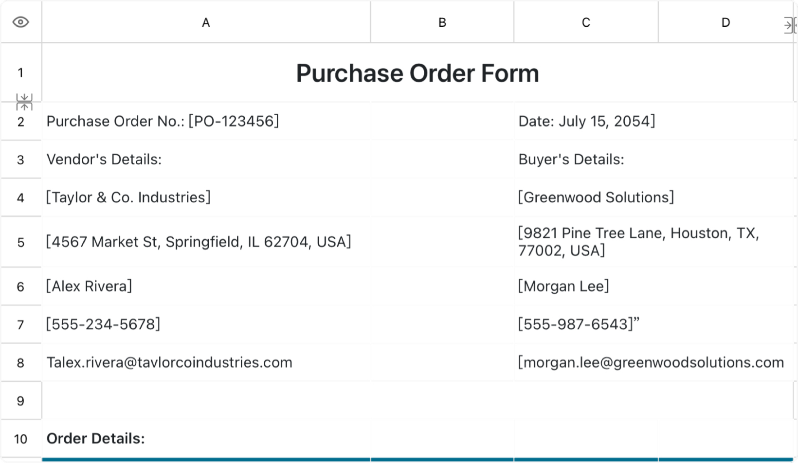Foreign trade procurement quotation